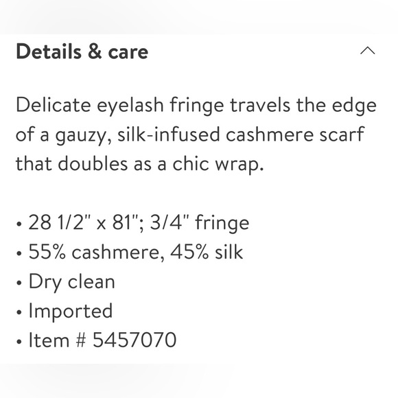 Nordstrom eyelash trim print cashmere and silk wrap in blue painterly plaid - Picture 5 of 15